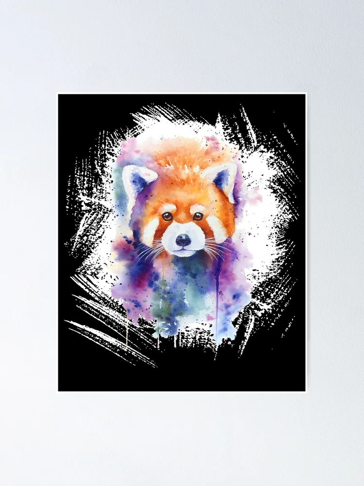 Affiche Panda roux illustrant la puissance de la douceur
