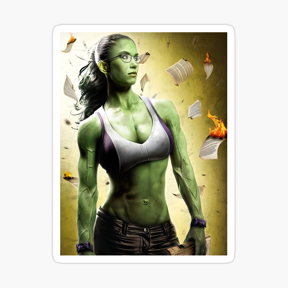 She-Hulk Sexy Girl Art Board Print for Sale by DonnellHoux