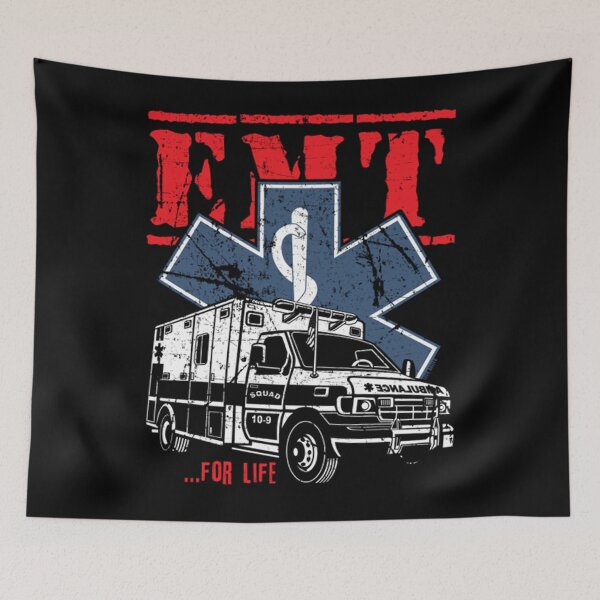 Item preview, Camiseta de paramédico Emt EmsDiseño de ambulancia EMT designed and sold by UchihaFujii.
