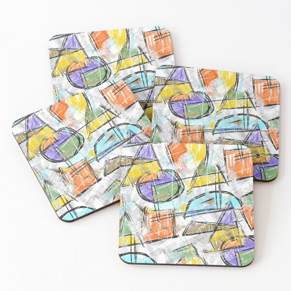 Item preview, Basic Shapes Pattern Design designed and sold by Wiggly Lines.