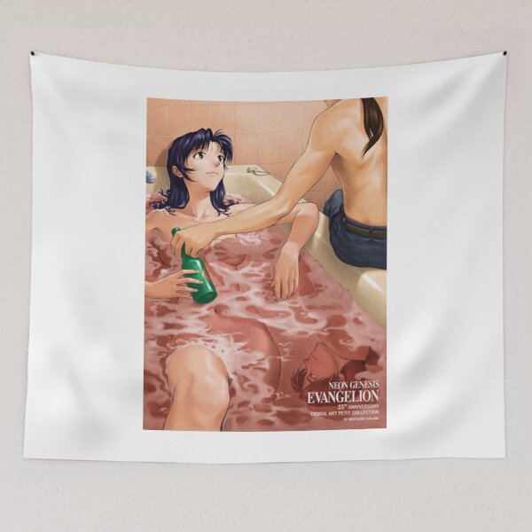 Item preview, Evangelion T-ShirtMisato & Kaji - Evangelion 25th designed and sold by UchihaFujii.