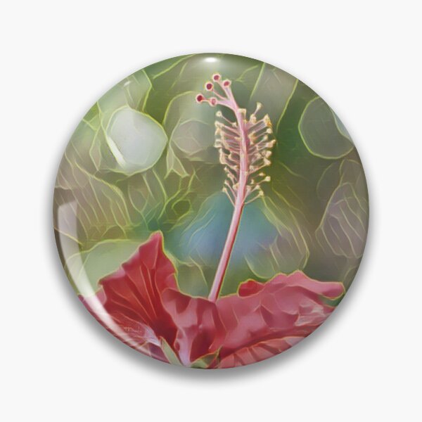 Item preview, Red Hibiscus Flower In Spring designed and sold by Heathermarie321.