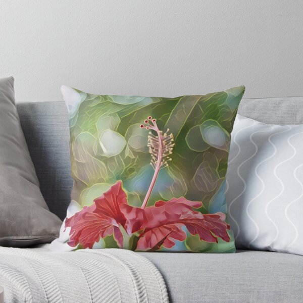 Item preview, Red Hibiscus Flower In Spring designed and sold by Heathermarie321.
