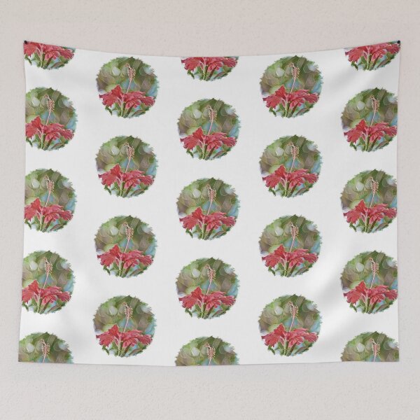 Item preview, Red Hibiscus Flower In Spring designed and sold by Heathermarie321.