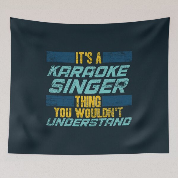 Item preview, Karaoke Singer Racerback Tank Top designed and sold by MoustaKouyate.