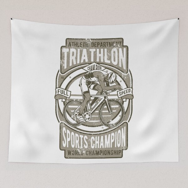 Item preview, TRIATHLON BIKE CYCLIST RIDE CYCLIST BIKE RUN designed and sold by Super3.