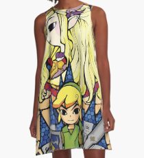 Vestido acampanado Zelda y enlace