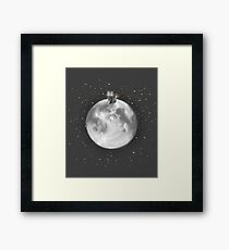 Lost in a Space / Moonelsh Framed Print