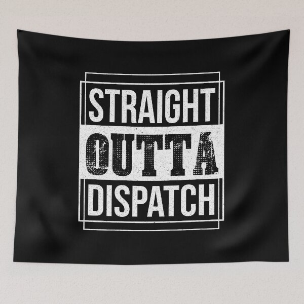 Item preview, Straight Outta Dispatch: Funny Retirement Gift - Dispatcher Retirement designed and sold by Adexyl.