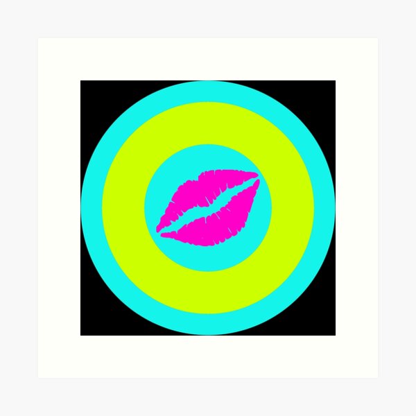 Blue Lips Art Prints for Sale