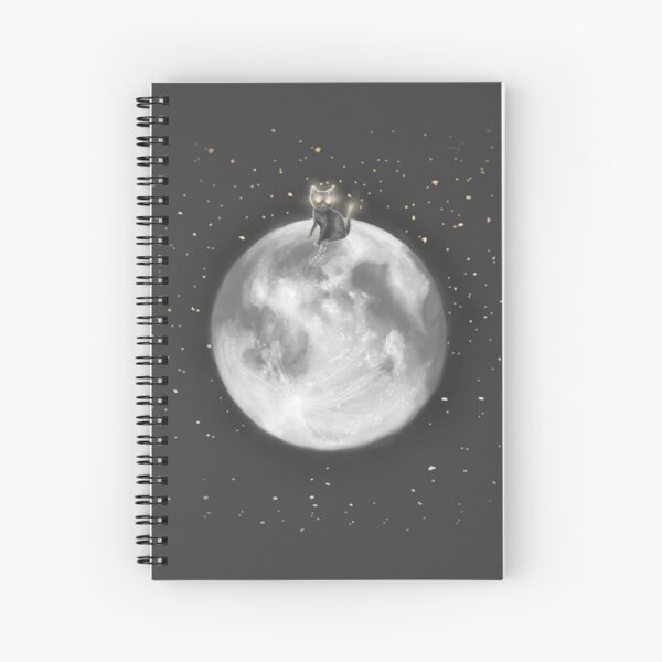 Lost in a Space / Moonelsh Spiral Notebook