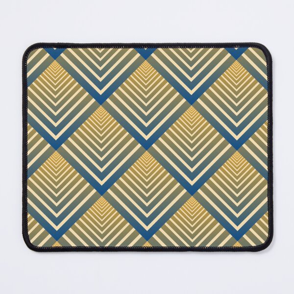 Item preview, Retro Pattern, Fish Scales, Blue / Orange designed and sold by AlfabetDesign.