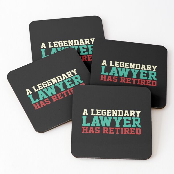 Item preview, A Legendary Lawyer Has Retired: Funny Retirement Gift - Lawyer Retirement designed and sold by Adexyl.