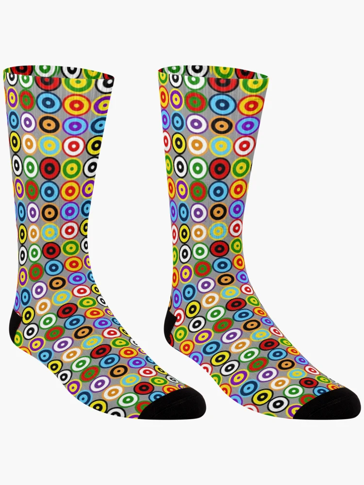 Thumbnail 3 of 5, Socks, Multi-pattern Retro Mod Roundel designed and sold by ModSupporters.