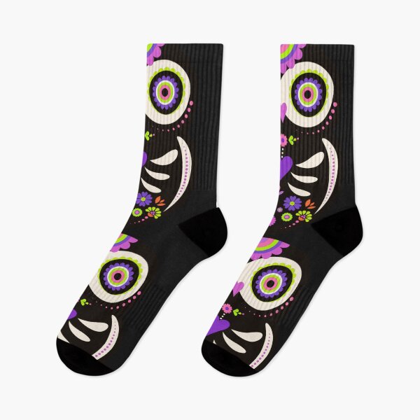 Item preview, Retro Day of  the Dead Owl  designed and sold by BiancaDPetals.