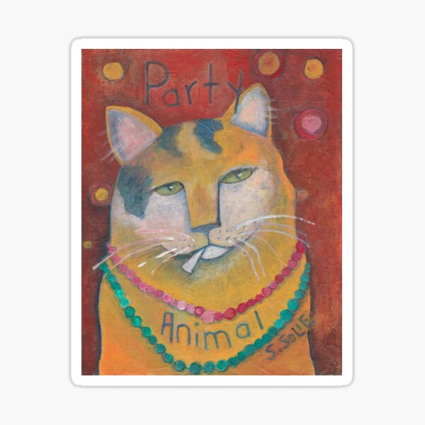 Party Animal Sticker