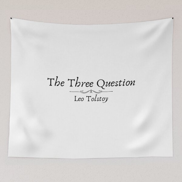 Item preview, The Three Questions By Leo Tolstoy  designed and sold by Suyogsonar25.