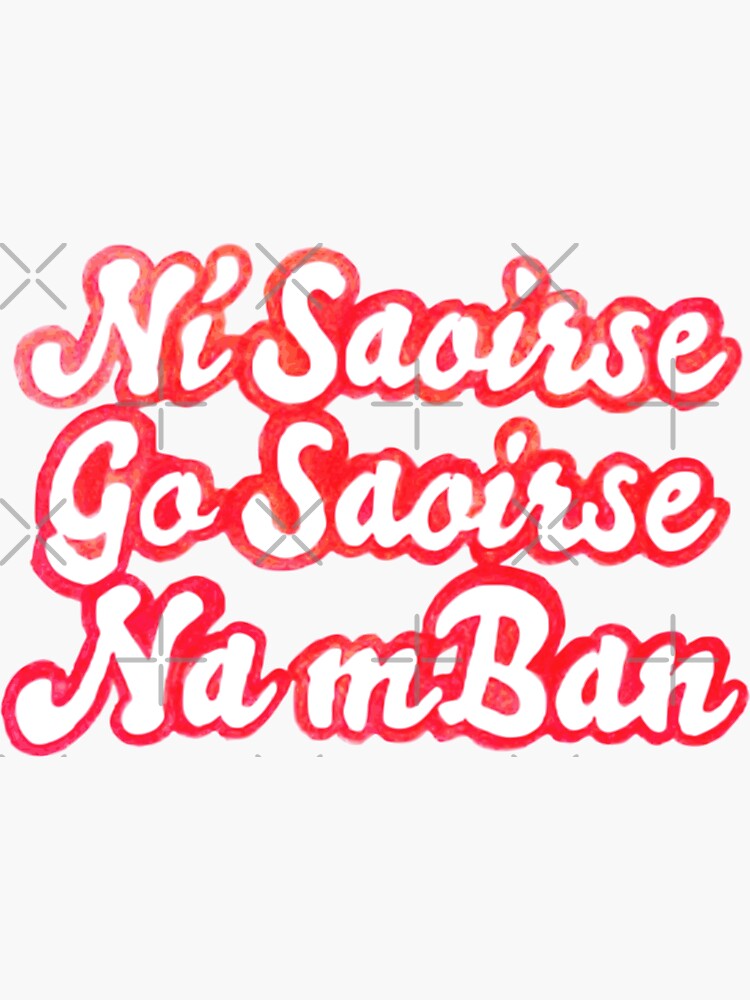 ""Ní saoirse go saoirse na mBan"" Sticker for Sale by Repealist Redbubble