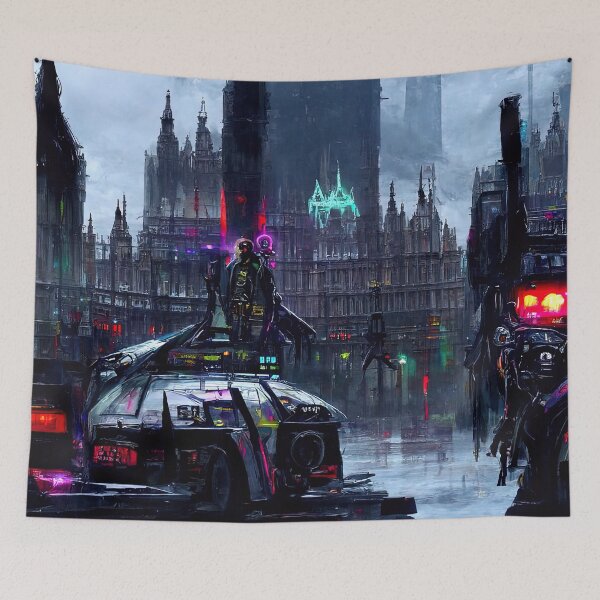 Item preview, Westminster Cyberpunk designed and sold by AM FineArtPrints.