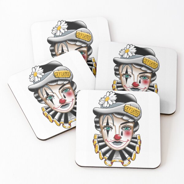 Item preview, fkjtattoo flash clown2 designed and sold by franckfkj.