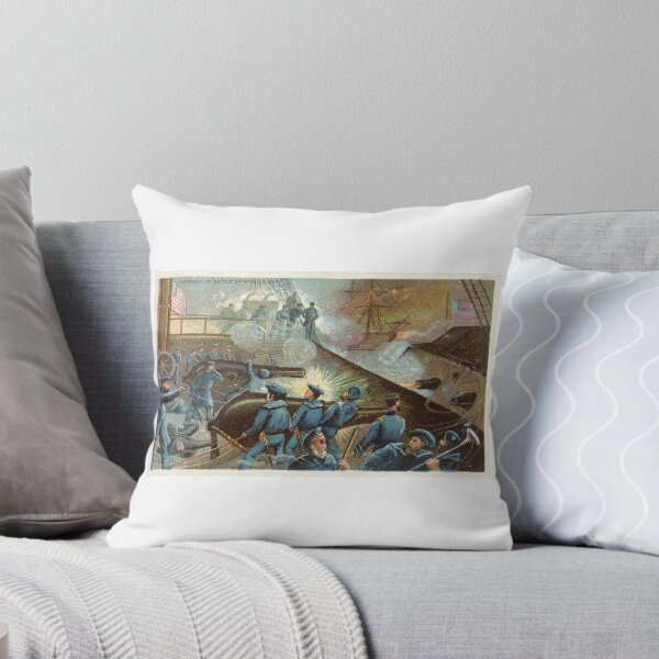 Item preview, Admiral Farragut at Mobile Bay - 1880s Civil War Lithograph designed and sold by jimonym.