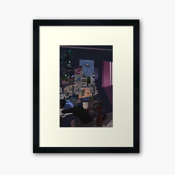 Conspiracy Theorist Framed Art Print