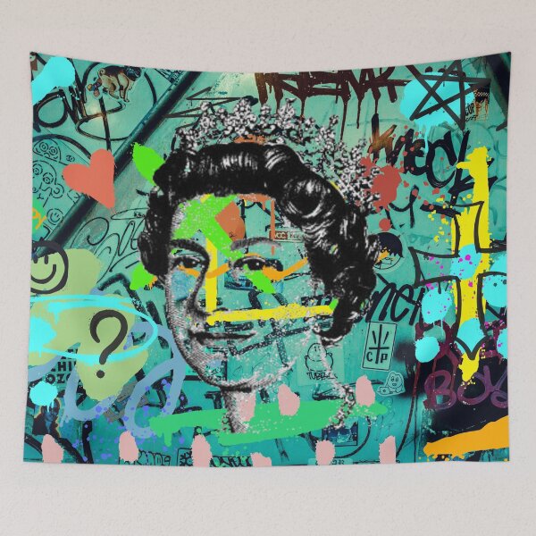 Item preview, J'aime La Reine Grafitti designed and sold by GasconyPassion.