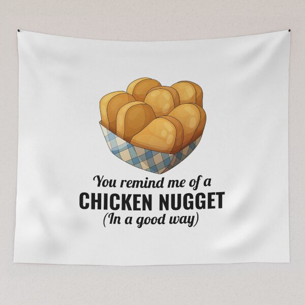 Item preview, Chicken Nuggets Fast Food Funny Saying designed and sold by TastefulTees.