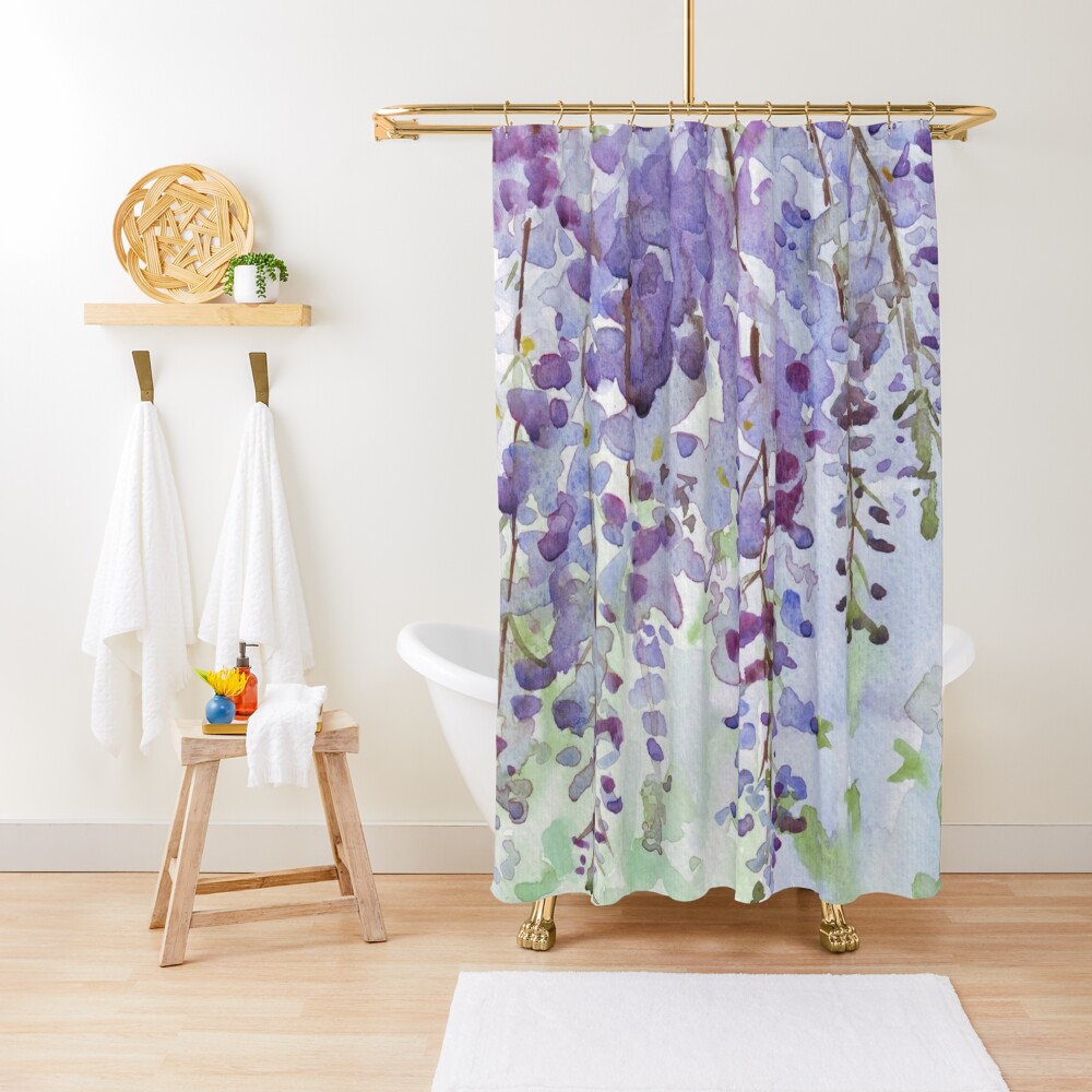 The Wisteria's scent Shower Curtain