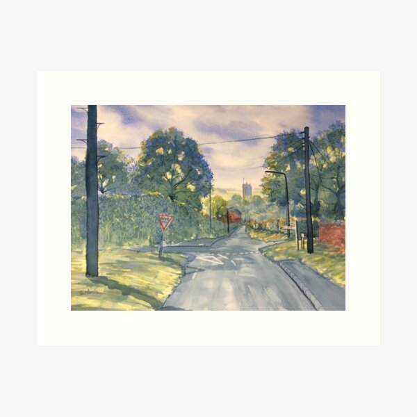 "Approach to Kilham" Art Print