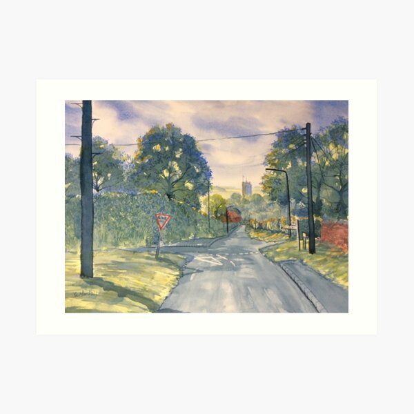 "Approach to Kilham" Art Print