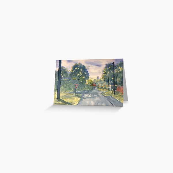 "Approach to Kilham" Greeting Card
