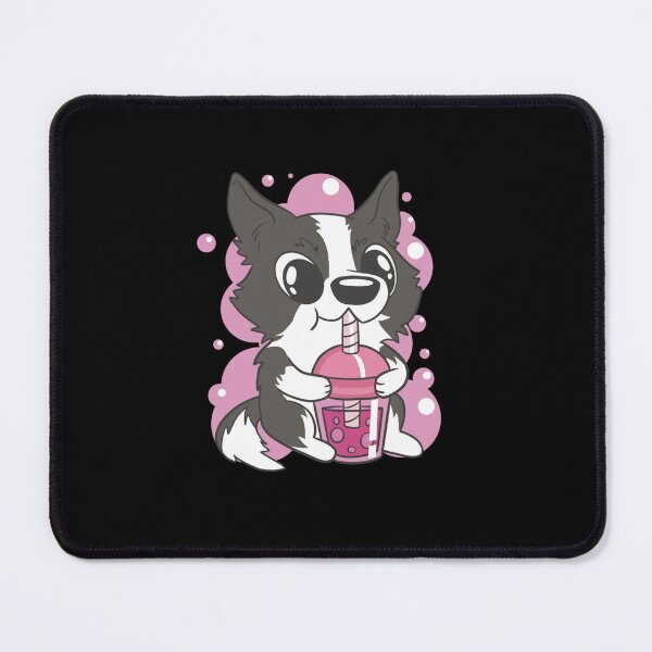 Item preview, BORDER COLLIE DRINKING BOBA TEA TAPIOCA BALLS BUBBLE TEA designed and sold by sobriowslen.
