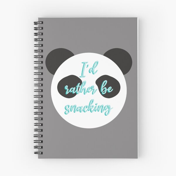 Item preview, I'd rather be snacking Panda Bear  designed and sold by inkyclovers.
