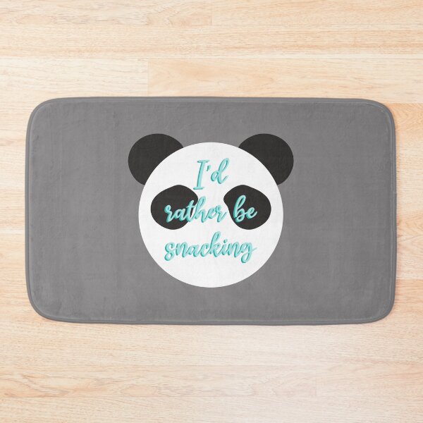 Item preview, I'd rather be snacking Panda Bear  designed and sold by inkyclovers.