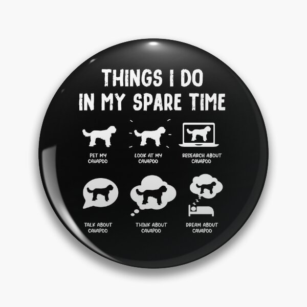 Item preview, Funny Cavapoo Dog Things I Do in My Spare Time designed and sold by rafaeltto.