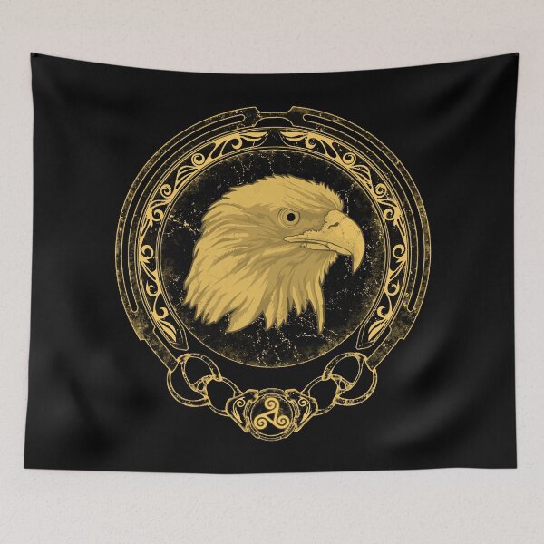 Item preview, Celtic Falcon Zodiac designed and sold by NicGrayGraphic.