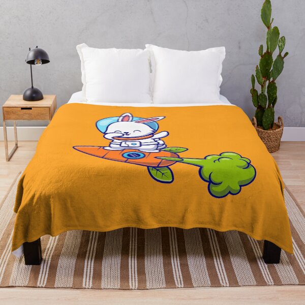 Item preview, Dabbing Rabbit Astronaut on Carrot Rocket designed and sold by OMGCutie.