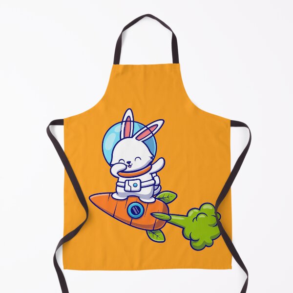 Item preview, Dabbing Rabbit Astronaut on Carrot Rocket designed and sold by OMGCutie.