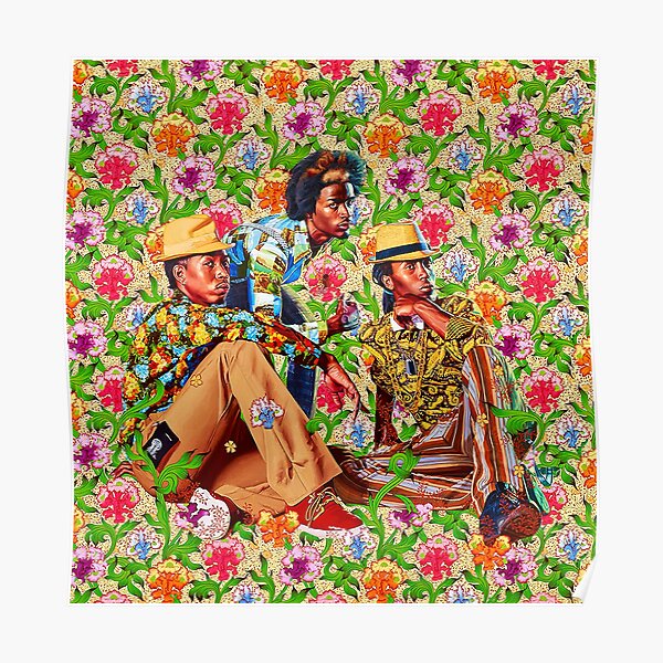 Kehinde Wiley Three Boys Poster