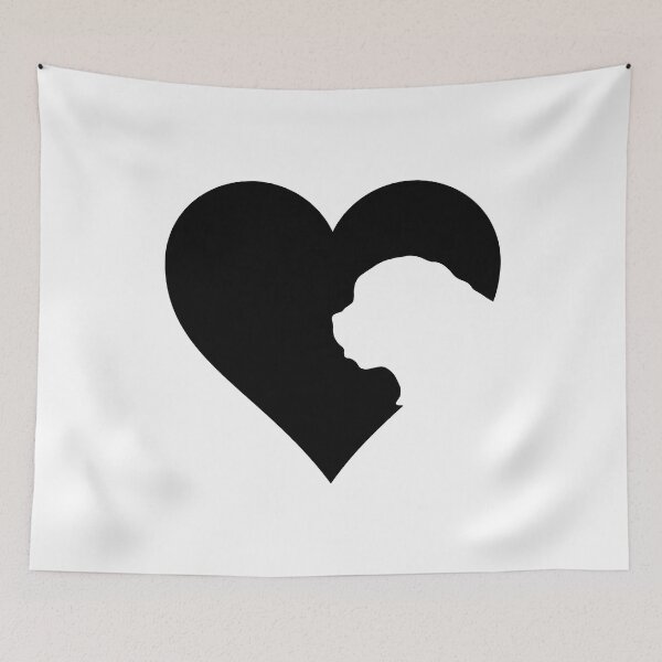 Item preview, The Heart of the Saint Bernard Lover designed and sold by More Cute Dogs.