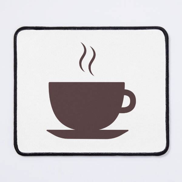 Item preview, Teacup Silhouette Icon with Hot tea and coffee designed and sold by ElenaJoyDesign.