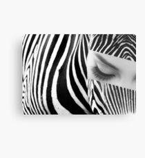 Zebr-eye Metal Print