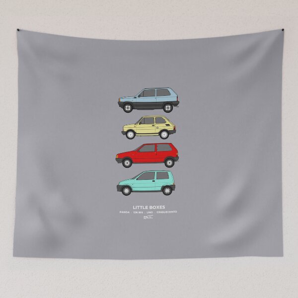 Item preview, Fi.at little boxes car collection  designed and sold by RJWautographics.