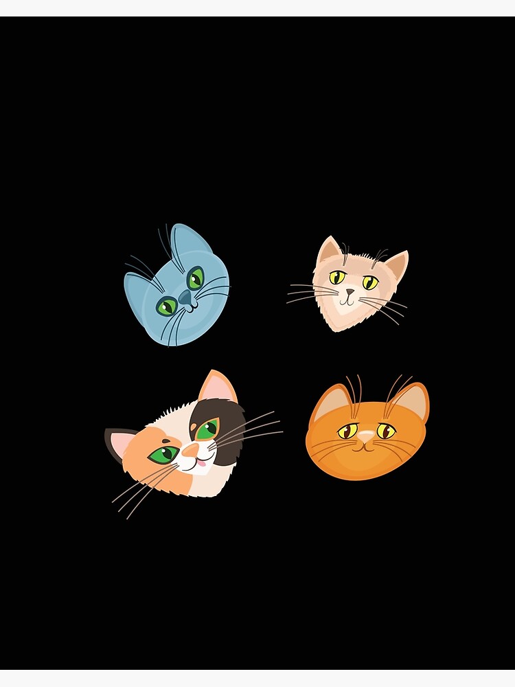 Meme Cats Pack of Cats Stickers | Sticker