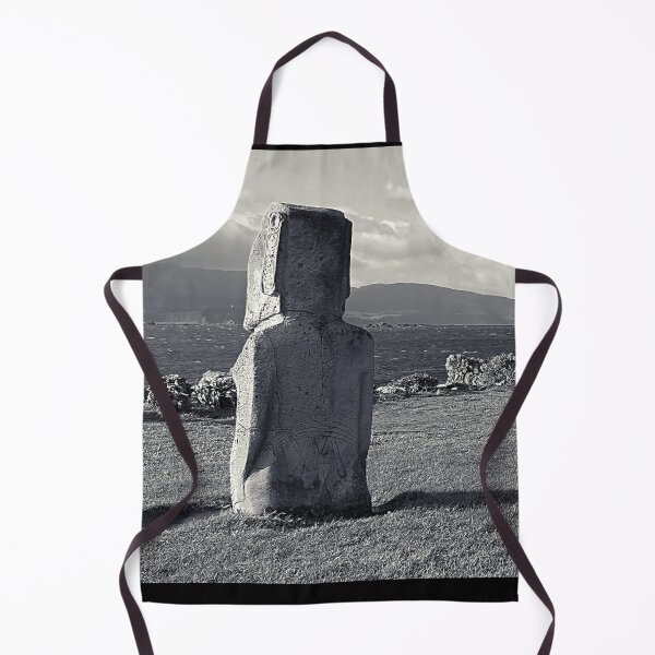 Artikelvorschau, Osterinsel Rapa Nui Moai Statue Replik, Wellington NZ, einfarbig entworfen und verkauft von CreateShape.