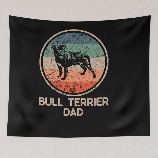 Item preview, BULL TERRIER DOG VINTAGE BULL TERRIER DAD designed and sold by sobriowslen.