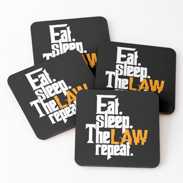 Item preview, Eat sleep the law repeat funny lawyer shirt  designed and sold by cizito.