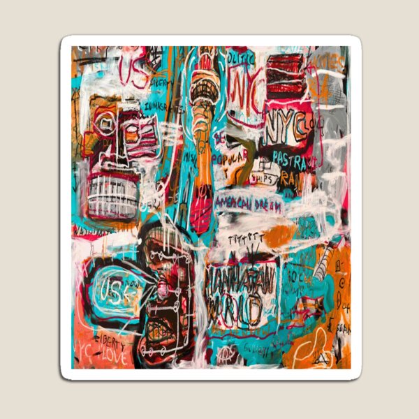 Monde de Manhattan Magnet
