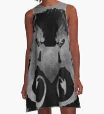 Draconic Heraldry A-Line Dress